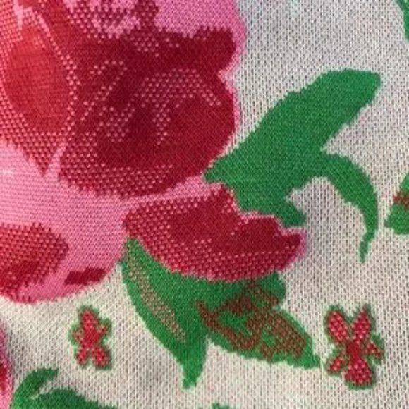 NWT Anthropologie Frida Off Shoulder Floral Halter Top in Rose Combo, XXS - Picture 9 of 13